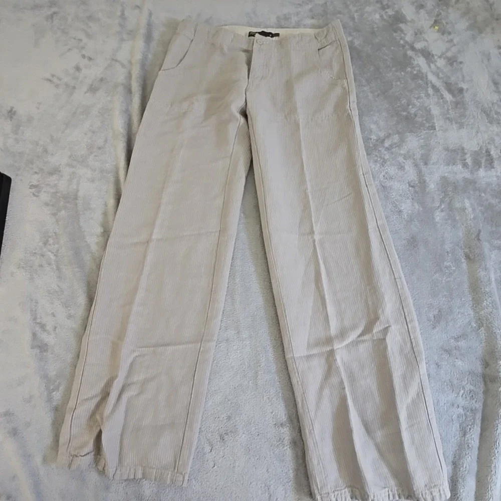 Prana Pants Mens Medium Tan  Lightweight Casual Beachwear‎